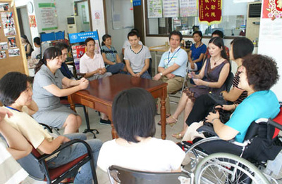 深圳殘疾人心理咨詢輔導(dǎo)站走進(jìn)福田沙頭職康，為殘障人士點(diǎn)亮“心”光